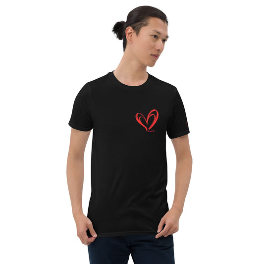 Spread-love.org Short-Sleeve T-Shirt for Him from the Heart